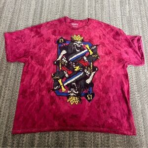 Chemistry Tie Dye Skull King of Spades 13 Card T-Shirt Size 2X Top